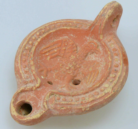 Romain - Lampe à huile (Aigle aux ailes déployées) - 1er-3ème siècle